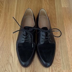 Madewell - Black Leather Oxfords